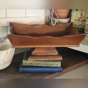 Vintage Wooden Fruit Bowl